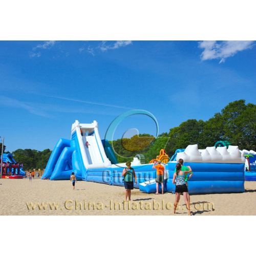 giant inflatable pool slide for adult